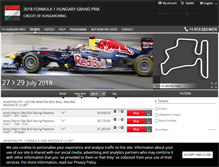 Tablet Screenshot of hungary-grand-prix.com